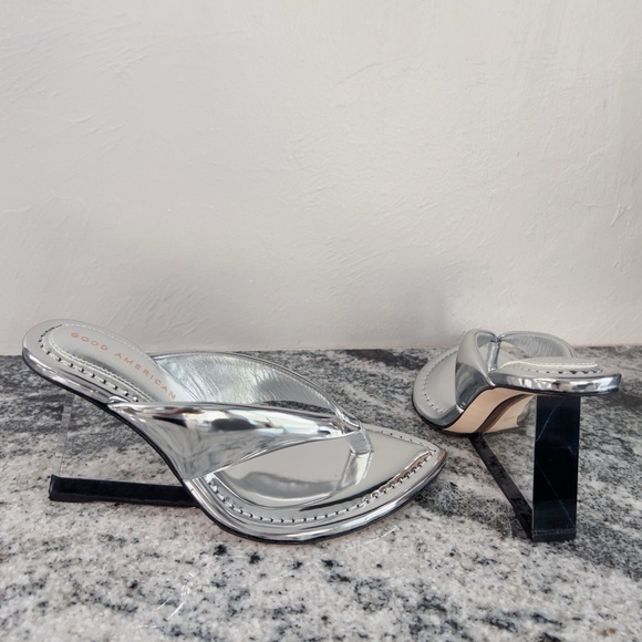 RESERVED FOR TRADE!!   GOOD AMERICAN CINDER FU*KING RELLA SANDAL WEDGES - Picture 2 of 6